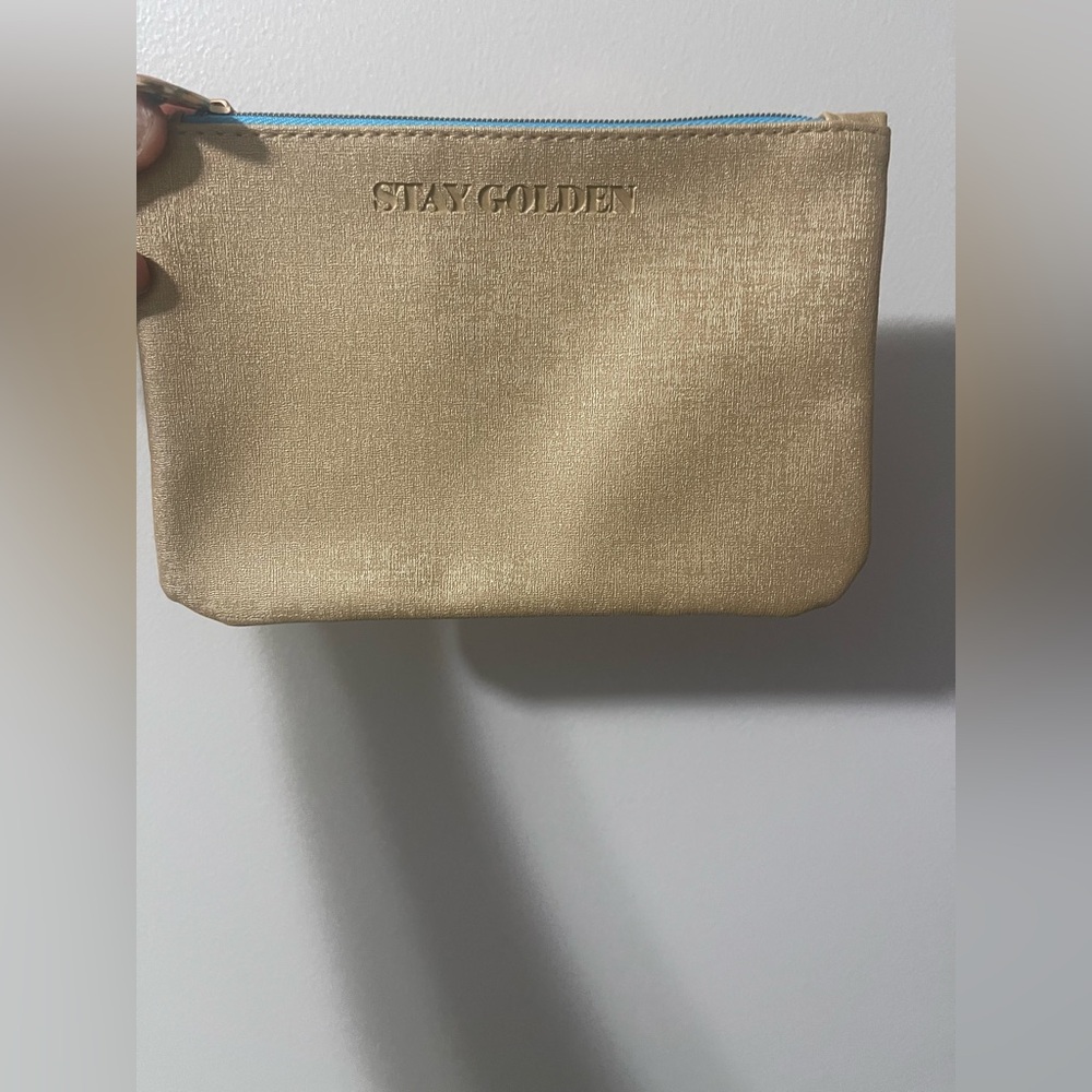 Ipsy Gold Stay Golden Pouch